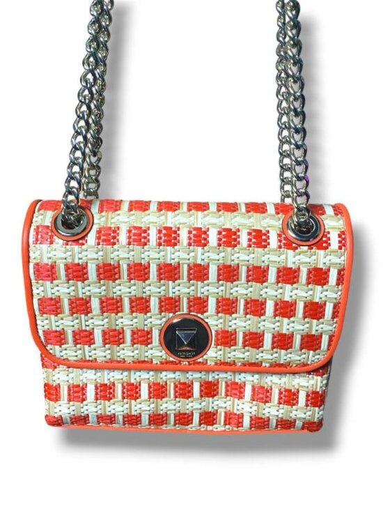 kate spade Handbags - NWOT- Kate Spade Natalia Straw Medium Flap Shoulder Bag Multicolor